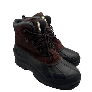Men's‎ Rugged Exposure Mammoth II  Winter Snow Boots Sz 12 Brown